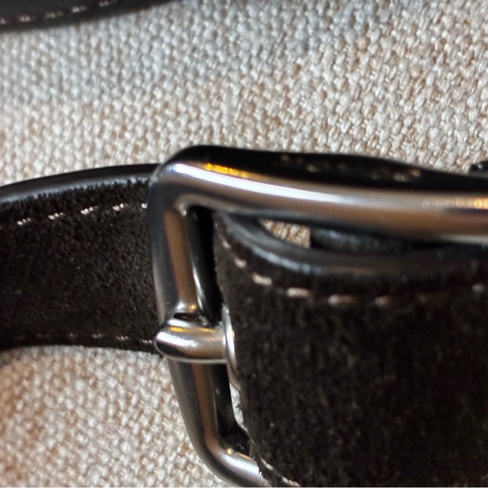 Coach Espresso Suede Crossbody Bag - Picture 6 of 14